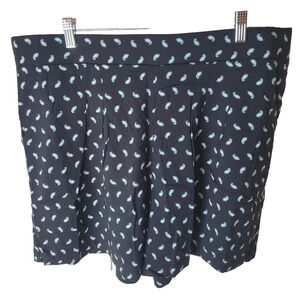 Torrid 3.5" Washable Challis Shorts, Petite Paisley Deep Black, NWT, 2X